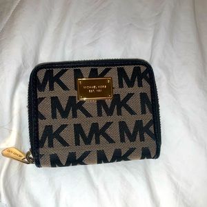 MK Logo Black Wallet NEW